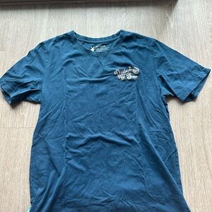 Men's Blue Graphic T-Shirt